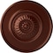 Ekena Millwork Wigan Ceiling Medallion, Hand-Painted Antique Copper, 29 3/4"OD x 1 1/2"P CM29WGACS - alternate 1